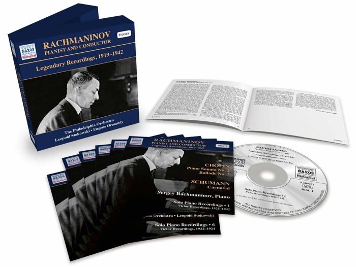 Cd compilation Naxos Pianist And Conductor - Legendary Recordings 19191942 Coffret