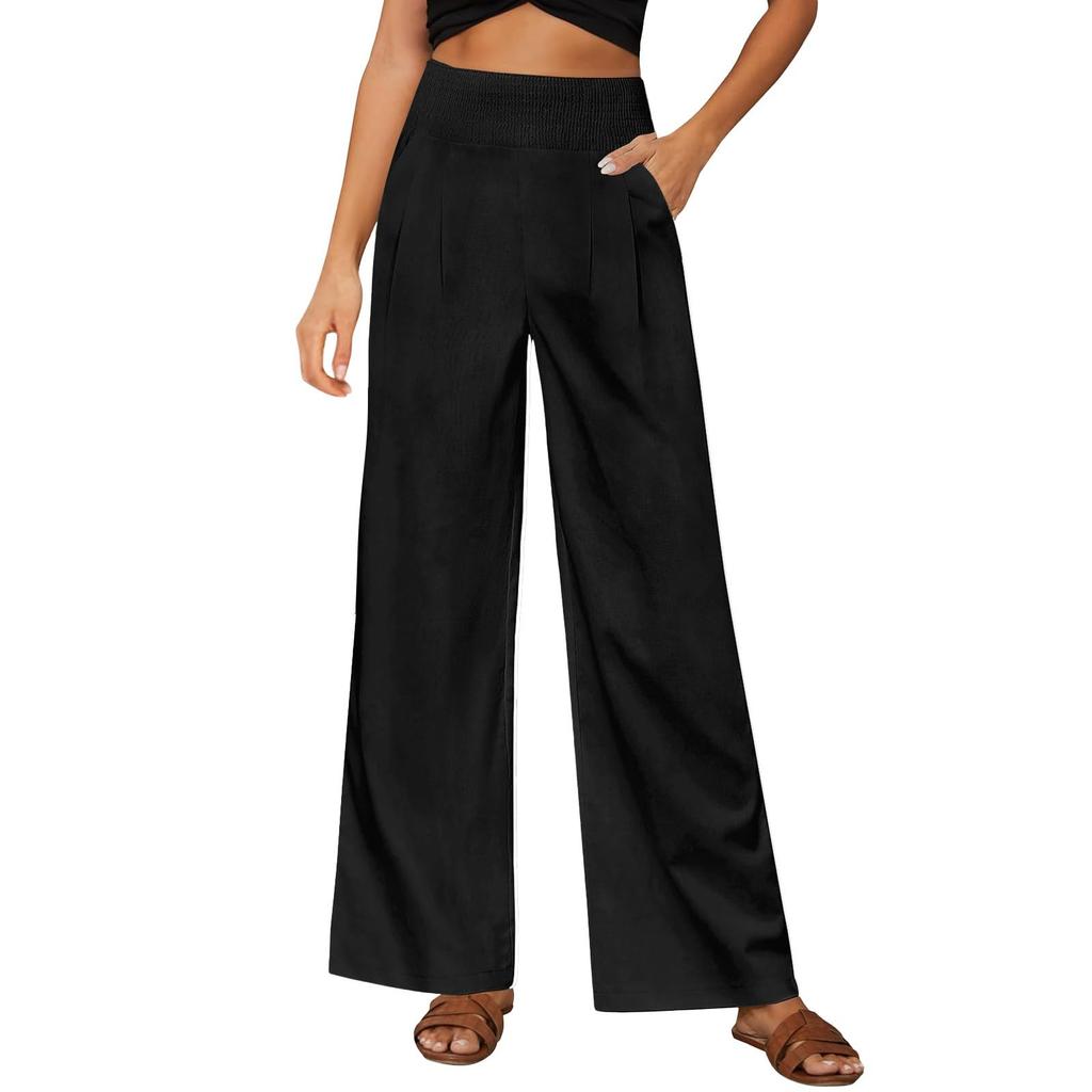 Women's Fashion Solid Color Casual Pants