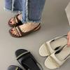 Women's Summer Sandals Luxury Artificial Leather Casual Barefoot For Women 2024 Comfortable Flats Outdoor Fashion Open Toe Shoes