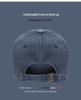 Men's Fashionable Faded Baseball Cap with 3D Embroidered Lettering and Soft Washed Cotton
