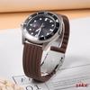 18/20/22/24mm Soft Silicone Watch Band Universal Waterproof Sports Rubber Folding Buckle Strap for Seiko Bracelet Accessories