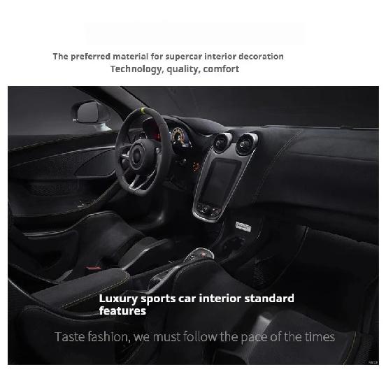 Suede Faux Leather Car Key Case Cover For VW Tiguan Atlas Arteon Taos Golf Passat B8 CC Skoda Superb A7 Kodiaq Key Case Keychain