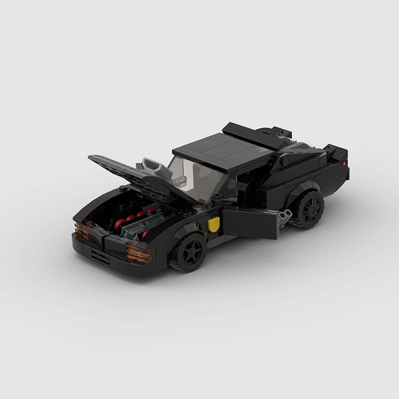 HOT Moc V8 Interceptor Coches de Carreras Técnicos Vehículo Deportivo Urbano Bloques de Construcción Garaje Creativo Juguetes para Niños Regalo