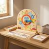 Wooden Clock Calendar Toy Multifunctional Educational Board Analog Children's