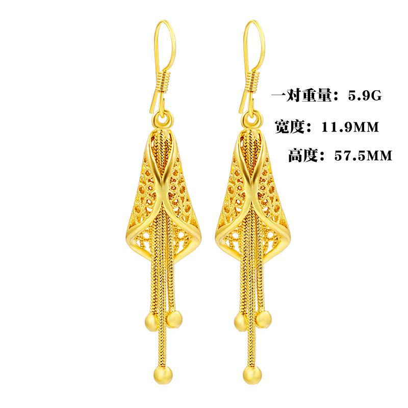 Not Fade 18k Gold Jewelry Drop Earring For Women Eringes Bizuteria Argent Bijoux Joyas Bijoux Femme Orecchini Garnet Jewelry