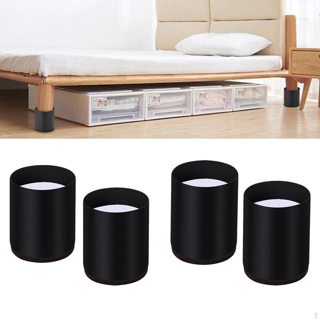 4x Furniture Chair Lifts Sofa Feet Table Desk Lifters Block for Extenders, Room, Home, Living