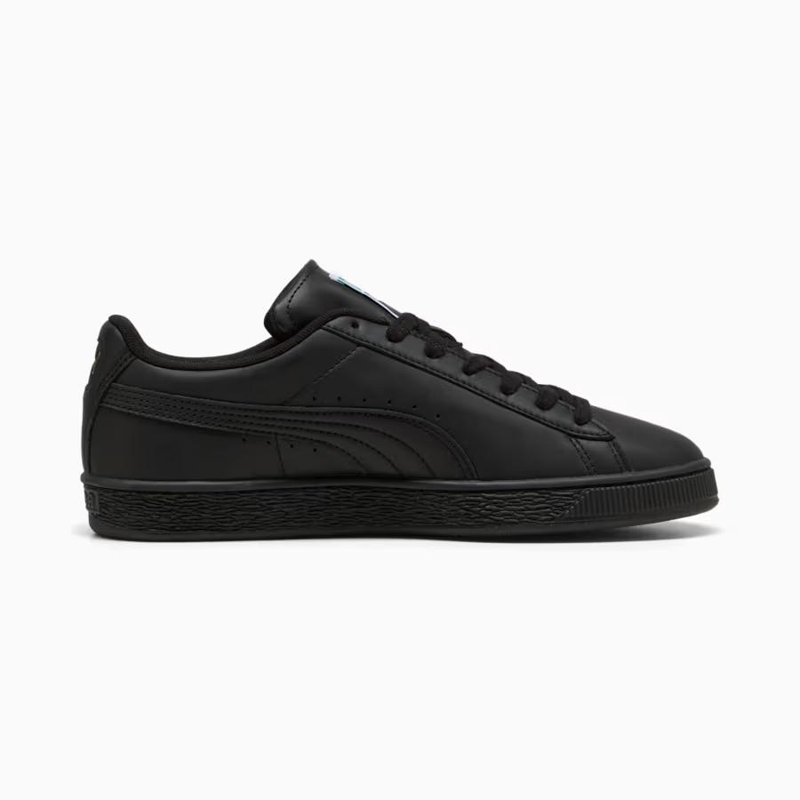 408467-02 Puma Suede "PUMA Black/Archive Green" (Men's)