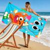 Darwin Gumball Print Beach Towel, Large Soft Quick Dry Towel for Beach Camping Swimming