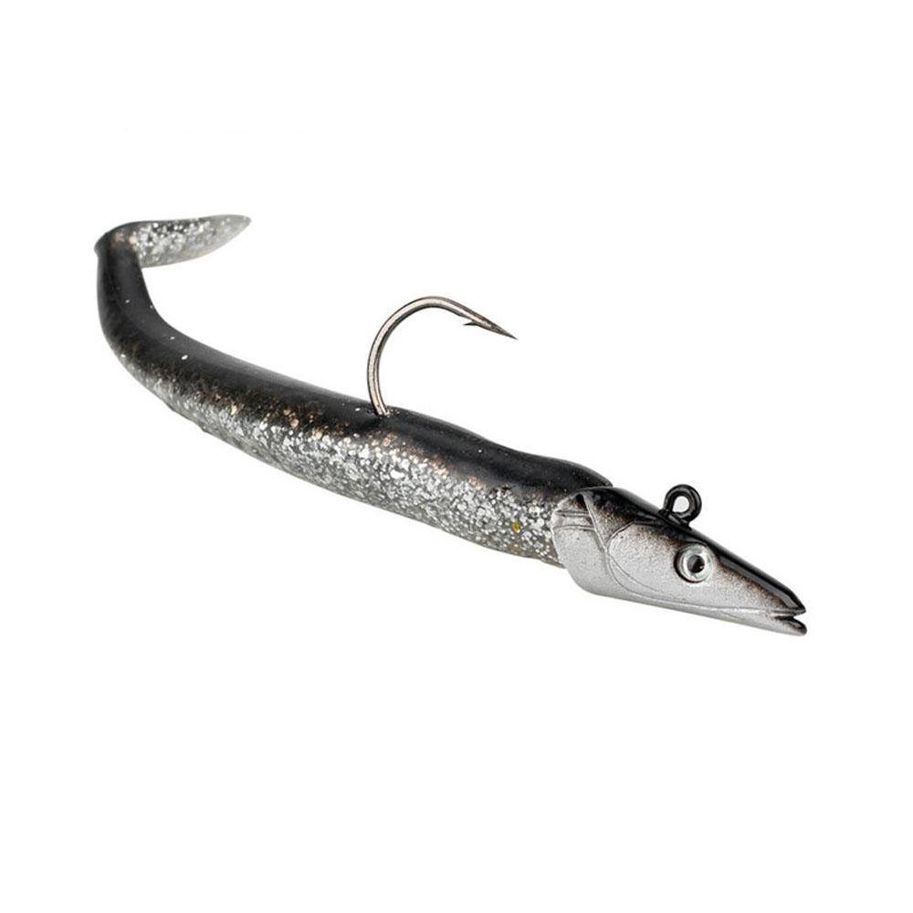 5 stycken Mjuk Minnow Viktad Jiggkrok Wobbler Silikonbeten Swimbait Easy Shiner Fiskeutrustning Crankkrok för Abborre Gädda