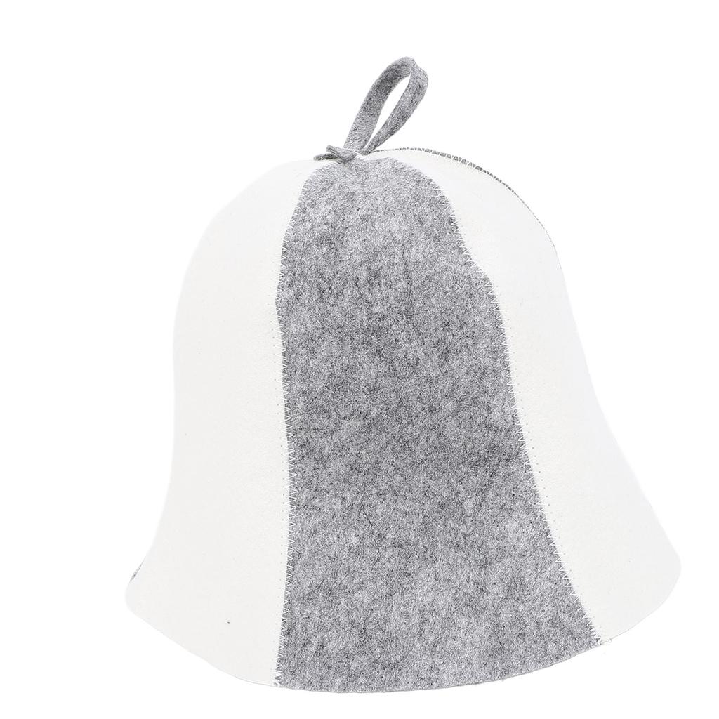 2pcs Sauna Hat Insulating Thick Absorbent Comfortable Breathable Headgear for Spa Steam Room Bathhou