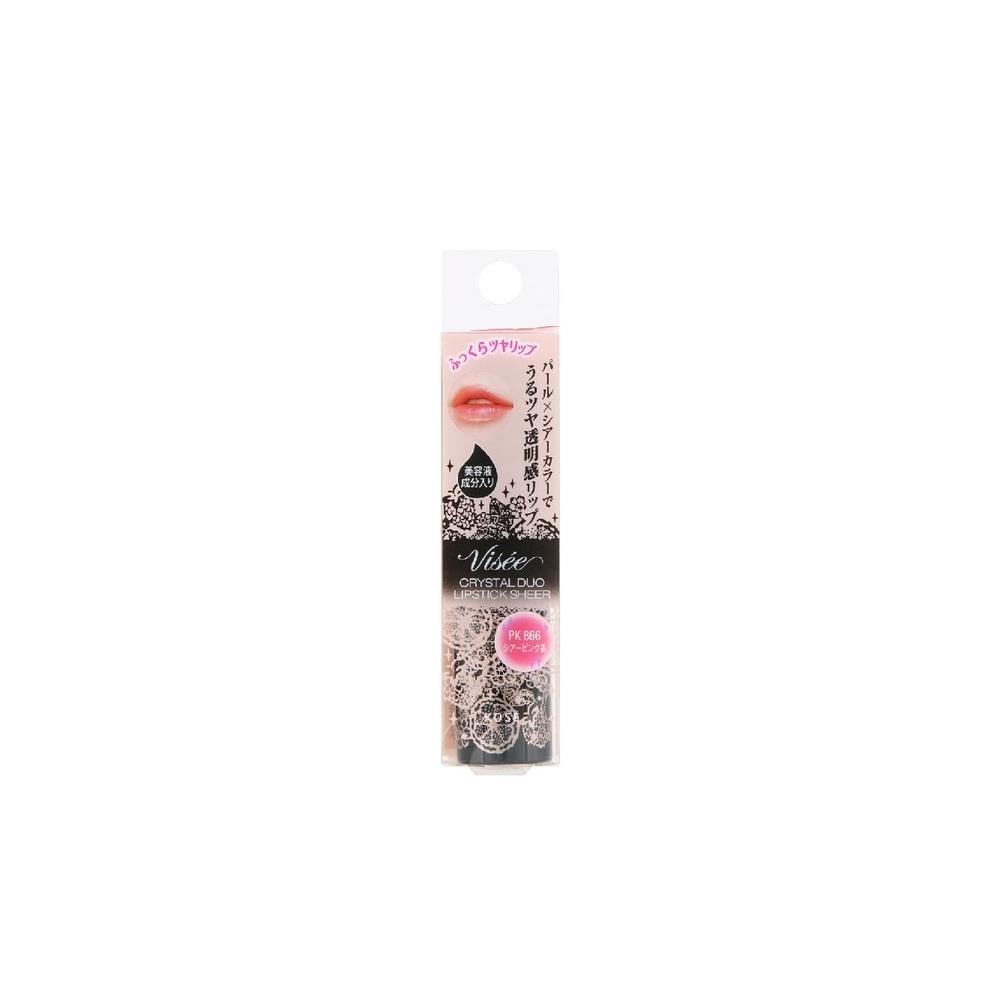 

Губная помада Kose visee Crystal duo Sheer Pink PK866 PK866/1
