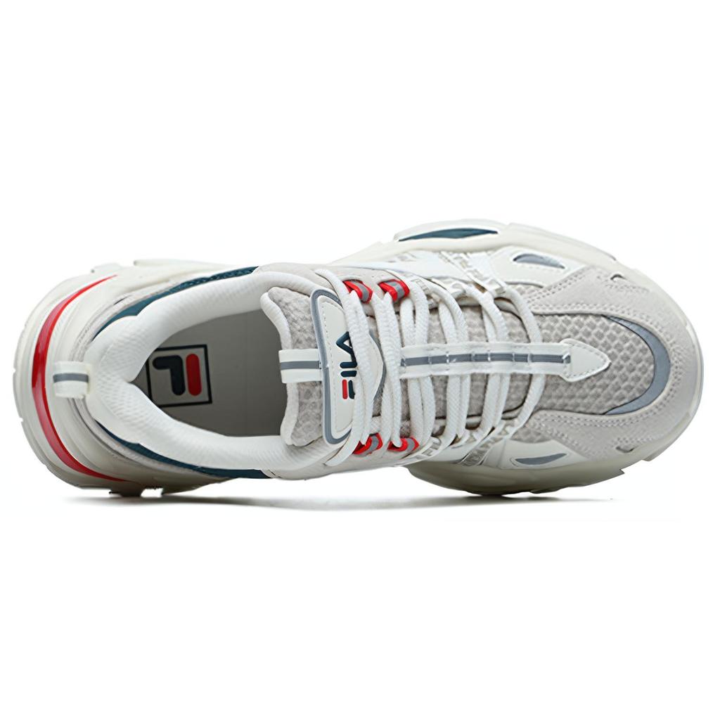 New FILA Low Top Chunky Sneakers Women's White Silver F12W124164FWS