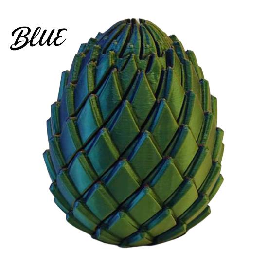 Sensory Fidget Egg 3D Printed Twisting Toy Stress Relief Spiral Articulated Rotating Portable Reducer