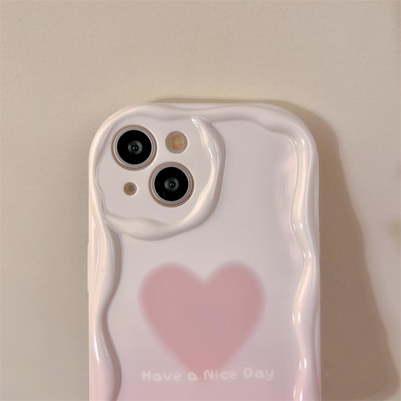 Fresh Case for Xiaomi Mi 10T 11 Lite 12 13 Pro Poco M3 F3 F4 F5 X3 NFC X4 X5 Pro Dopamine Gradient Heart Wave Soft Phone Cover