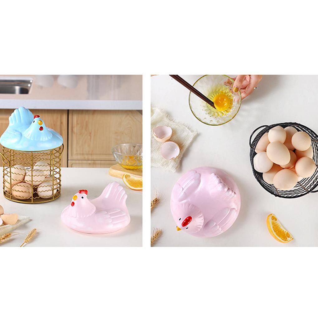 Vintage Wire Egg Storage Basket Chicken Shape Fruit Organizer For Kitchen Organization Fruit Basket