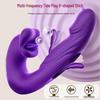 Esplosivo Bacchetta Vibrante 3-in-1 per Lingua con 7 Frequenze Stimolatore del Punto G Aspirante per Donne