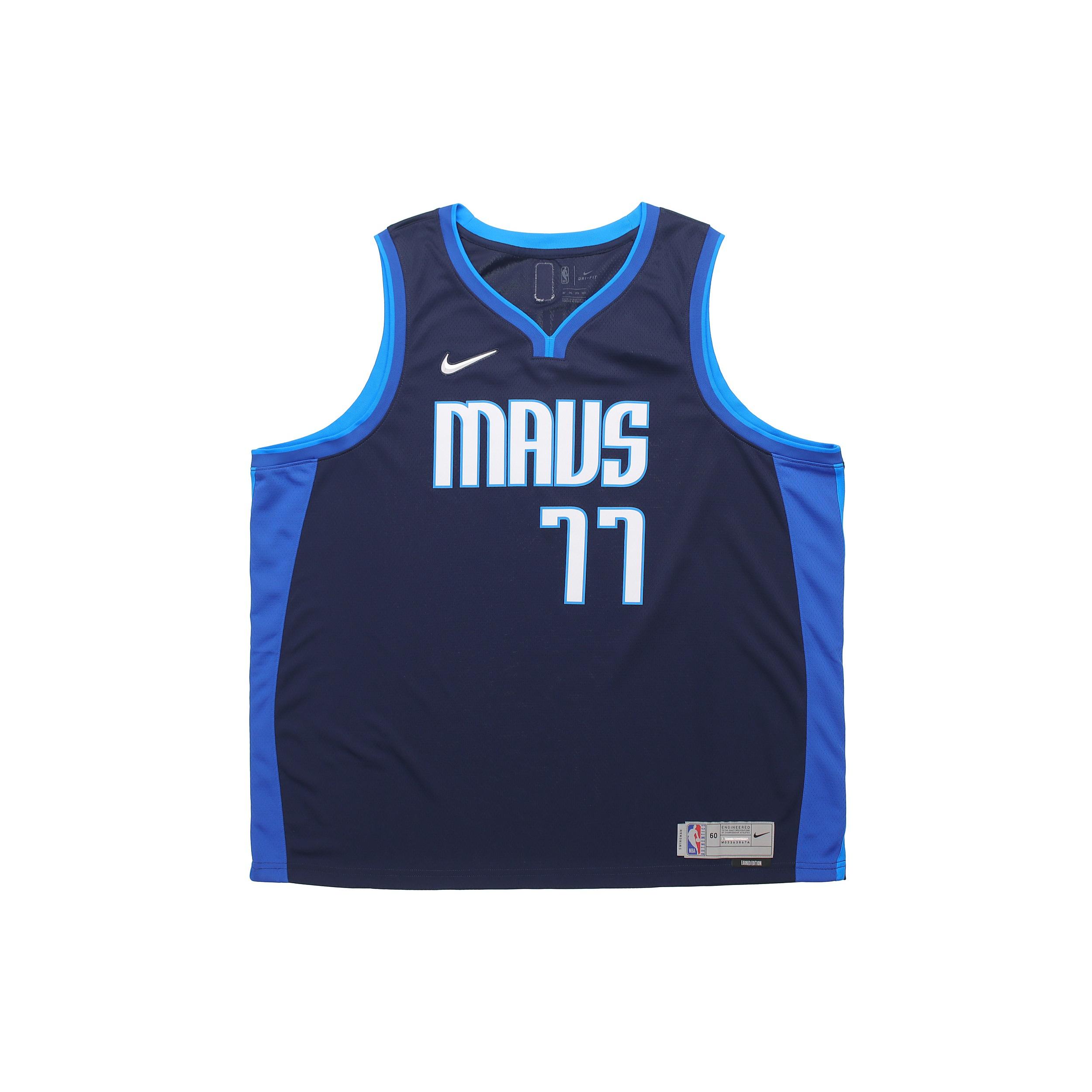 Nike NBA Basketball Jerseys Men s Navy Blue Moderate Straight Fit CW6806-419 S