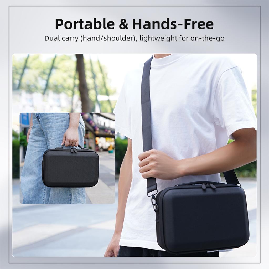 For DJI Osmo 360 Camera Carrying Case with Shoulder Strap Waterproof Protective Shell Portable Storage Handbag Camera Accessorie