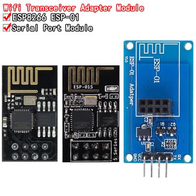 ESP8266 ESP-01 ESP01 Serial Wireless WIFI Module For Arduino Transceiver Receiver Adapter Board Raspberry Pi UNOR3 One 3.3V 5V