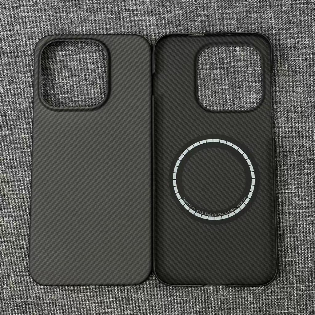Per OnePlus 15 1+15 Custodia in Fibra di Aramidica Kevlar Magnetica Carbonio Anti-impronte Ultra-sottile Protettiva Resistente