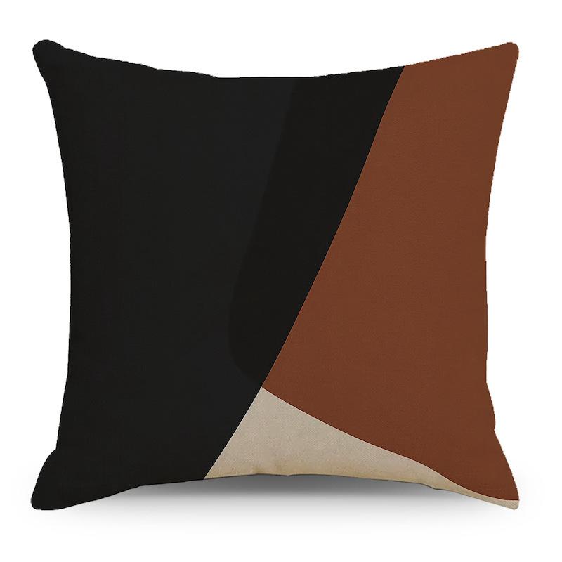 Nordic Black And White Abstract Geometric Printing Pattern Pillowcase Bed Sofa Car Modern Home Decor