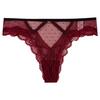 European and American Lace Underwear Hollow Sexy Pure Wind Underwear Cross-border Underwear Foreign Trade Briefs Lace Solid Color Underwear