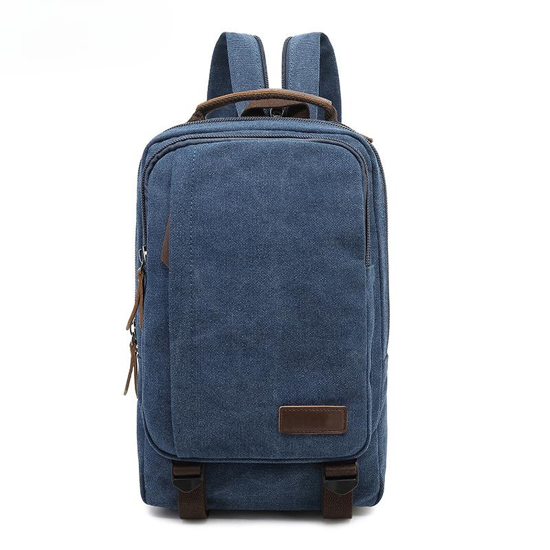Canvas Backpack Casual Travel Backpack Temperament Student Satchel