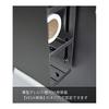 Yamazaki Jitsugyo TV Back Carpet Cleaner Stand Black Approx. W20XD7XH32.5cm Smart Quick Removal 4990