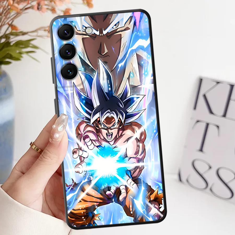 Goku D-Dragon Balls Black Soft Phone Cover Case for Samsung Galaxy A36 A32 A23 A53 A35 A51 A73 A22 A52 A25 A71 A26 A72 A24 A55