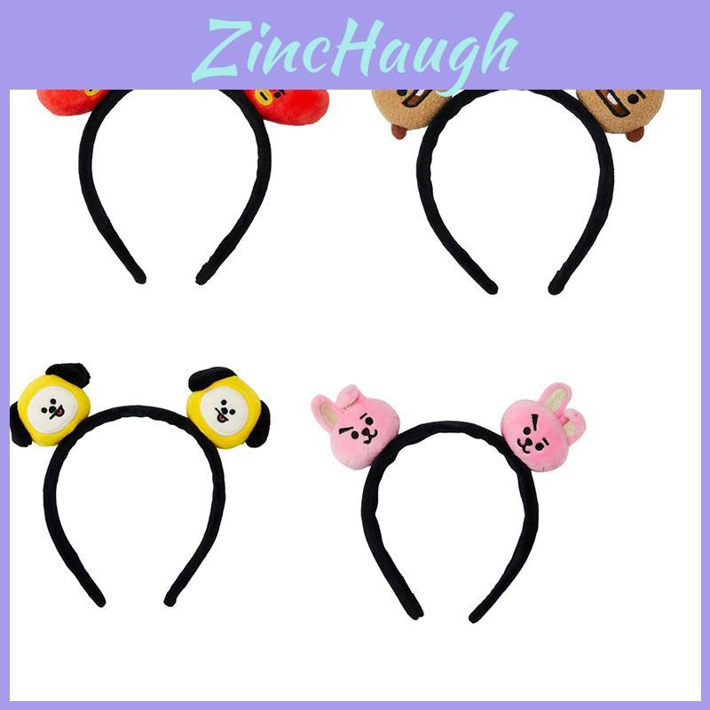 Carino Bt21 Cartone Animato Bambola di Peluche Fascia per Capelli Morbido Peluche Fascia Ricamata Per Bambine e Donne