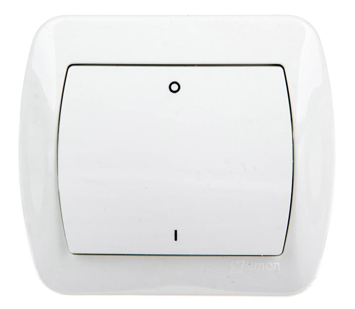 Simon Akord Double Pole Switch White Aw2/11