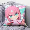 Bocchi Hitori Gotoh Bocchi the Rock   Pillow Covers Home Sofa Cushion Covers and Aecorative Custom