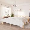 VidaXL Bed Frames Solid Pine Wood 180x200 Cm Super King 810097