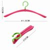 Dopamine Folding Clothes Hangers Anti-Slip Rotatable Clothes Drying Rack Space Saving Plastic Clothes Holders Travel