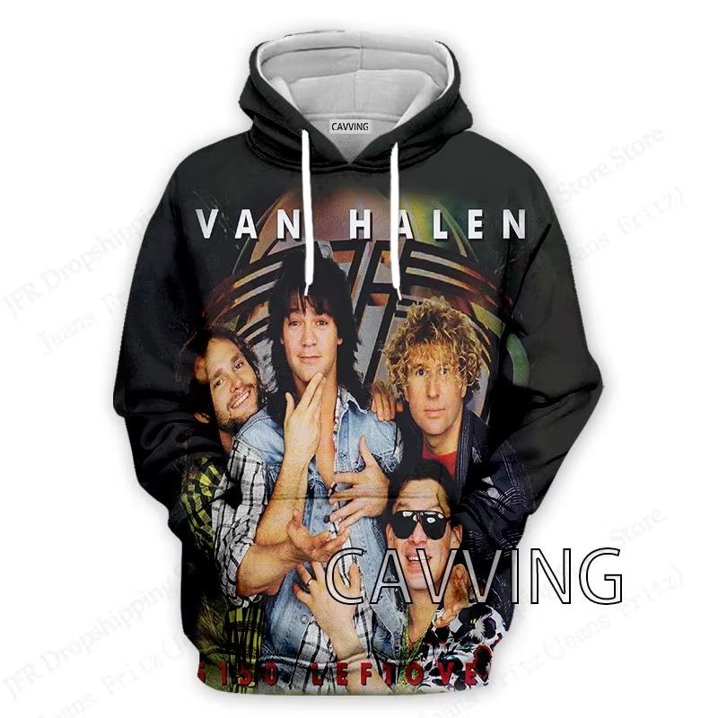 Van Halen Kapela 3D Tisk Mikiny Pánské Dámské Módní Mikina S Kapucí Mikina Dámské Tepláky Unisex Tepláková Souprava Nadměrné Oblečení Moletom Y2k