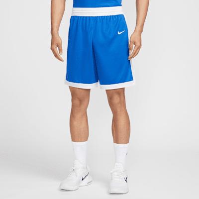 Nike Dri Fit Stock Crossover Sports Shorts Men s Royal Blue S