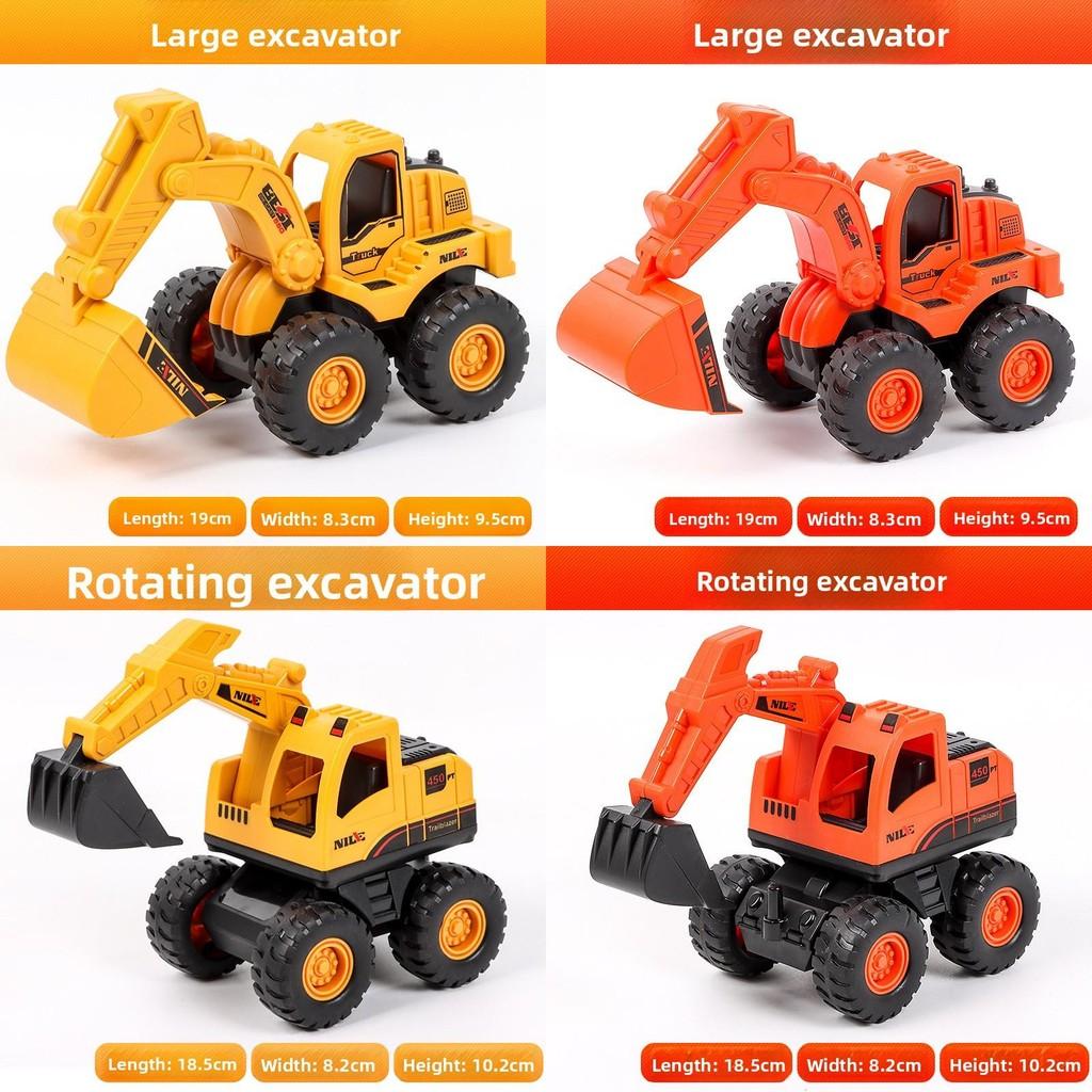 Excavator Inertia Large Dump Truck Set Toys Interactives Parts Skills Plays