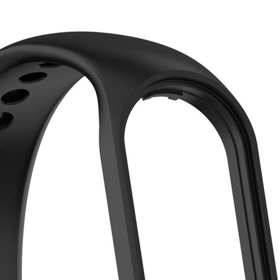 Uhrenarmband Wasserdicht Atmungsaktiv Integriertes Weiches Silikon Einteiliges Armband für Xiaomi Mi Band NFC 5/6/7