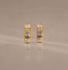 Cubic Zirconia Baguette Hoop Earrings, Gift For Her, Luxury Small Huggie Hoops