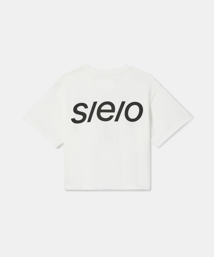 SIO S/E/O Logo Cropped Tee_Ivory