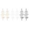 2 Sets Wall Candle Sconce Holder Foldable Deformation Resistance Innovative Wall Candle Holder for Bedroom Dining Room