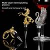 Lion Head Bottle Stopper Silver Seals Premium Cork For Wine Preservation And Gift