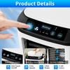 Portable Air Cooler: 900ML Water Tank 4-in-1 Evaporative Cooling Fan - Quiet 4-Speed with 2 Mist Settings for Bedroom Office Travel