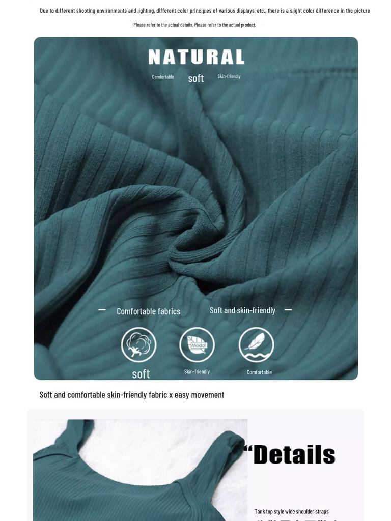 Women's High-Intensity Yoga Tank Top with Chest Pads - Elastic, Waist-Slimming Fitness Bra