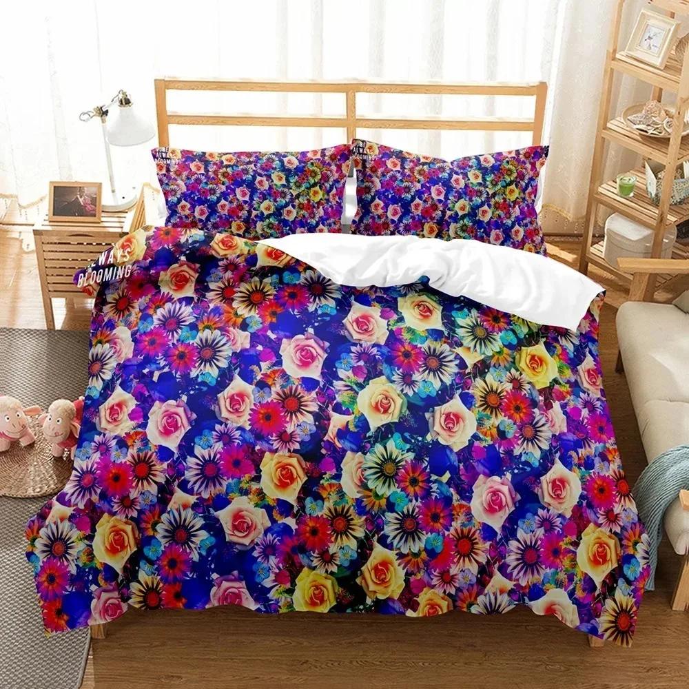 Mandala Flower Bedding Set Bohemia Elephant 3D Duvet Cover Sets Comforter Quilts Queen And King Size + 1-2Pc Pillowcase Textile