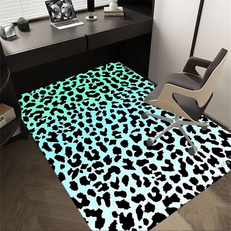 

1PC Leopard print Extra Large Non Slip Floor carpet, Office, family, bedroom Large Area Rug Indoor Rugs, Vibrant Colors 60cm by 90cm