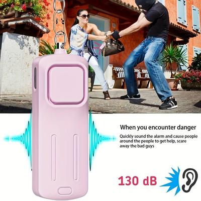 1pz Allarme Autonomo Lupo Femmina Allarme di Protezione di Sicurezza, Allerta Urlante Forte di Sicurezza Personale, Braccialetto Portachiavi di Allerta di Sicurezza Personale Adatto