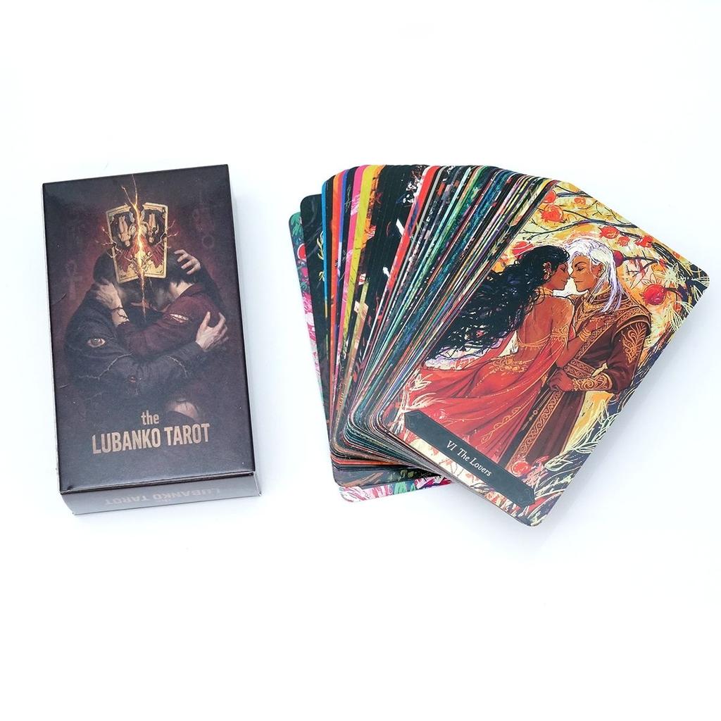 The Lubanko Tarot Deck – 80-Card Mythical & Sensuous Tarot Set for Modern Divination & Self-Discovery 10.3*6cm