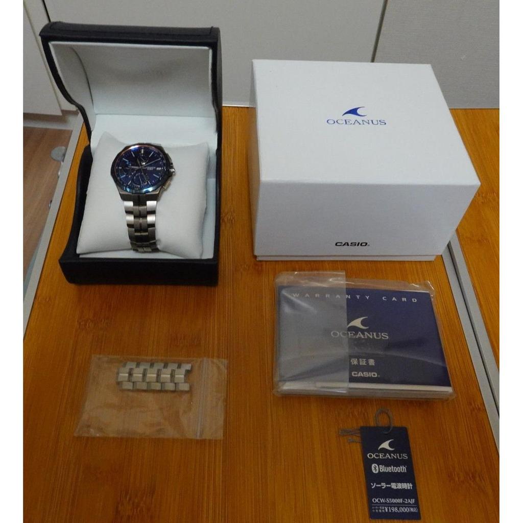 Used Beautiful Condition CASIO OCEANUS MANTA OCW-S5000F-2AJF