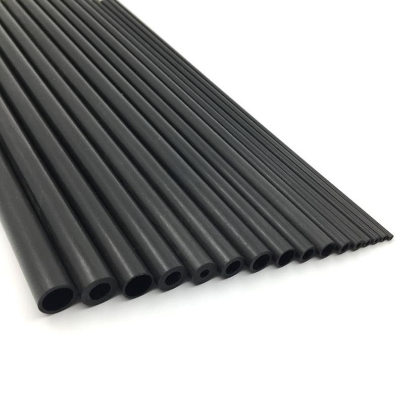 10pcs / lot High quality carbon fiber tube: 2mm-10mm hollow tube / carbon tube / carbon fiber rod / kite model 10PCS 2x1x500mm